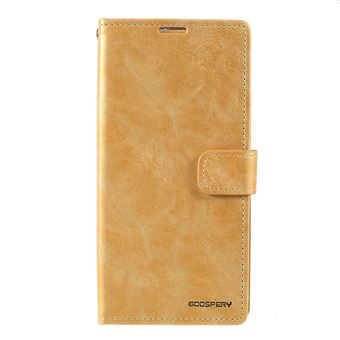Capa PU lua azul ouro para Samsung Galaxy A50