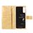 Capa PU lua azul ouro para Samsung Galaxy A50_3