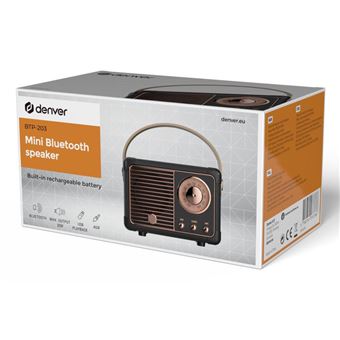 Coluna Portátil Mono Denver BTP-203B | Preto - 1