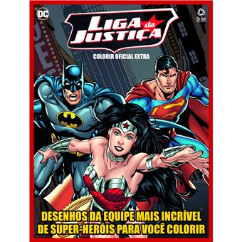 Liga da Justiça: Colorir Oficial Extra - 1