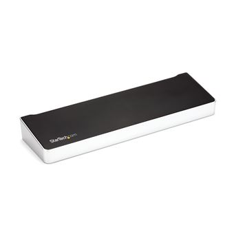 Base & Duplicador de Portas StarTech.com DK30CH2DEPUE | Prateado - 1