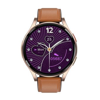 Smartwatch Chronus | Bluetooth | Música | Notificação | Monitoramento de ECG | Castanho - 1