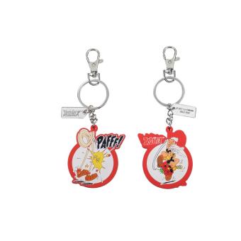 Porta-chaves Asterix - Asterix Paff Double Face borracha - 1