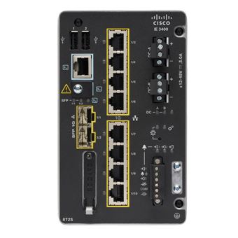 Switch de Rede Cisco Catalyst IE3400 | Preto - 1