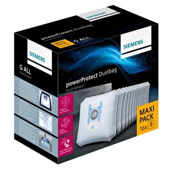 Saco para Aspirador Siemens PowerProtect | 16 Unidades - 1