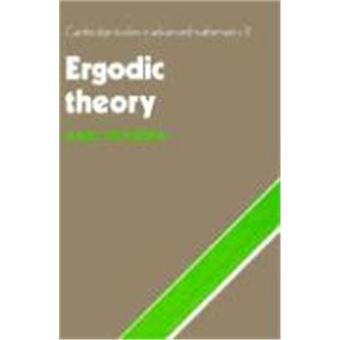 Ergodic Theory, Cambridge Studies In Advanced Mathematics - 1