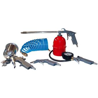 Sistema elétrico  de pulverização Güde DRUCKLUFT-SET 5-TLG.(METALL) - 1