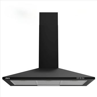 Exaustor de Parede Ciarra 201BK90 | 90 cm | 370 m³/h | 63dB | Filtro de Carbono Incluído | | A++ | Preto - 1