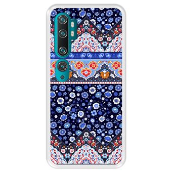 Capa Tpu Hapdey para Xiaomi Mi Note 10 - Note 10 Pro - Cc9 Pro | Design Padrão Tribal de Tapete Indiano - Transparente