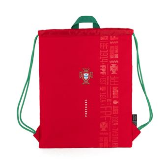 Saco de Ginásio / Sapatos Leve FPF – Portugal | Vermelho - 1