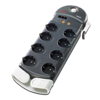 Estabilizador de Corrente APC Performance SurgeArrest 8 Outlets w/ Phone / Coax Protection 230V Germany | Preto - 1