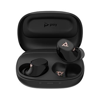 Auriculares Bluetooth HP Poly Voyager Free 20 Black Earbuds +Basic Charge Case | Preto - 1
