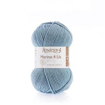 Fio de Lã Rosarios 4 Merino 4 Us | 50G - Azul 63 - 1