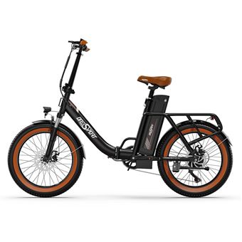 Bicicleta Elétrica ONESPORT OT16-2 | 250W Motor | 48V17Ah Bateria | 60KM Autonomia | Freio de Disco | Preto Marrom - 1