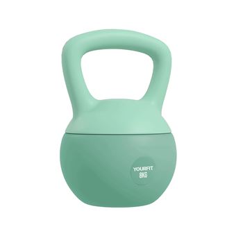 Kettlebell Yourfit Equipment | 8Kg | PVC | Verde - 1