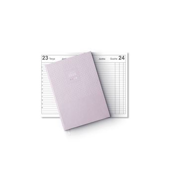 Agenda Diária A6 2026 Firmo Micro Spot Lavanda Aurora - 1