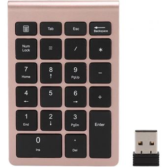 Mini Teclado Numérico Orysin | Sem Fios | 22 Teclas | USB 2.4G | Ergonómico - 1