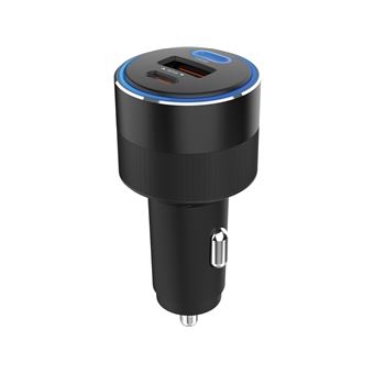 Carregador de Dispositivos Móveis Sandberg Car Charger 3in1 130W USB-C PD | Preto - 1