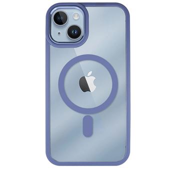 Capa MisterCapas para iPhone 15 MagSafe Frame - Azul - 1