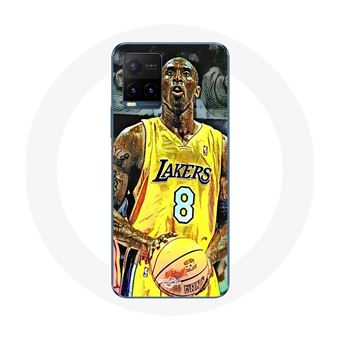 Capa Maniacase para paravivo Y21S 2021 / Y21 2021 Kobe Bryant Dunk Lakers 8 Nba Preto - 1