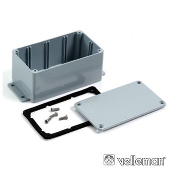 Caixa Selada Velleman Abs Cinza Escuro 171X121X80Mm - 1