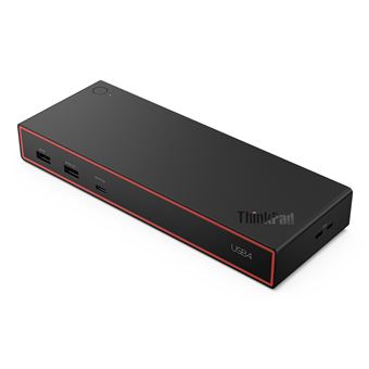 Base & Duplicador de Portas Lenovo ThinkPad USB4 Dock 5000 | Preto - 1