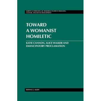 Toward A Womanist Homiletic - 1