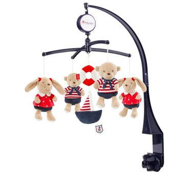 Mobile Fehn Mobile Musical Ursinhos e Lebres Azul e Vermelho - 1