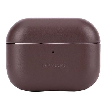 Capa Decoded para AirPods Pro 3 Couro Design Elegante Série Aircase | Castanho - 1