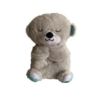 Peluche urso SZSMART TMX01 | Brilha respira música e ajuda a dormir | cinzento - 1