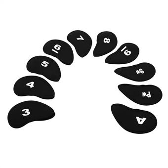 Conjunto de 10 Capas Protetoras Orysin para Cabeças de Tacos de Golfe | Universais para Ferros e Putter - 1