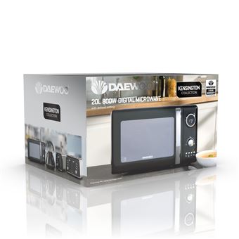 Micro-ondas Daewoo sda1655 | 20 L | 800 W | Preto - 1