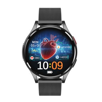 Smartwatch Chronus | Bluetooth | Música | notificação | Monitoramento de ECG | Preto - 1