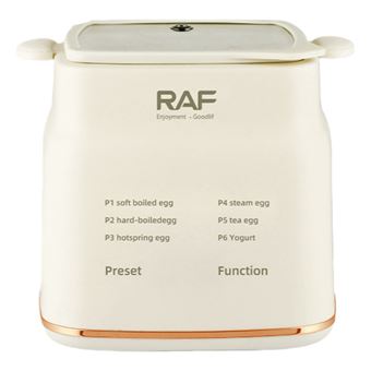 Cozedor de Ovos RAF R0051 | Desligamento Automático | Branco - 1
