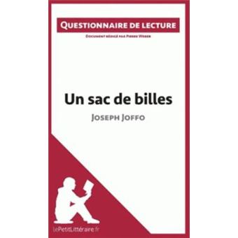 Un Sac De Billes De Joseph Joffo Questionnaire De Lecture - 1