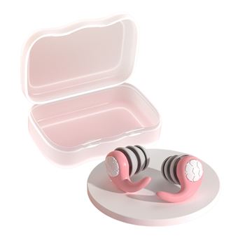 Tampões de Silicone para os Ouvidos BAYKAR | Crianças | Antirruído | Impermeáveis | QT13 | Rosa - 1