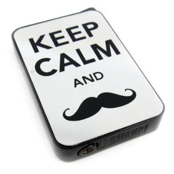 Les Trésors De Lily - Isqueiro "Moustache"cromo (mantenha a calma) - 1