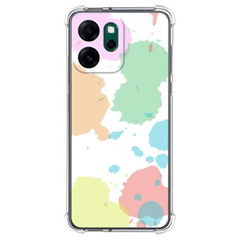 Capa Tumundosmartphone de Silicone à Prova de Choque para Oppo Reno 14 F / 14F 5G | Design em aquarela 05 desenhos - 1