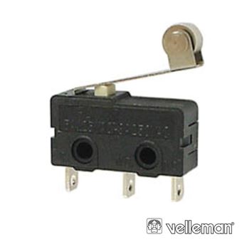 Comutador Micro Switch Velleman comPatilha E Rodizio 5A - 1