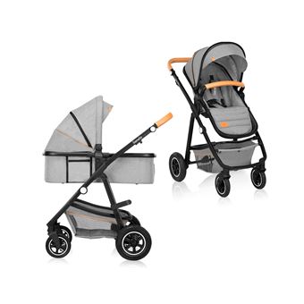 Carrinho de Bebé Todo-o-terreno Lionelo Amber | Cinzento - 1