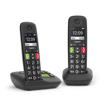Telefone Gigaset E290A Duo | Preto - 1