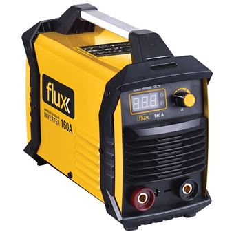 Aparelho de Soldar FLUX Inverter 160A com Mala de Alumínio - Preto/Amarelo - 1