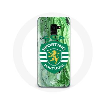 Capa Maniacase para Samsung Galaxy A5 2018 SCP Sporting com Fundo Verde Portugal - 1