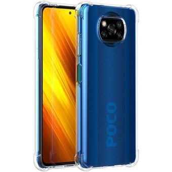 Capa Tumundosmartphone Transparente Anti-Choque TPU Gel Para Xiaomi POCO X3 NFC / X3 PRO - 1