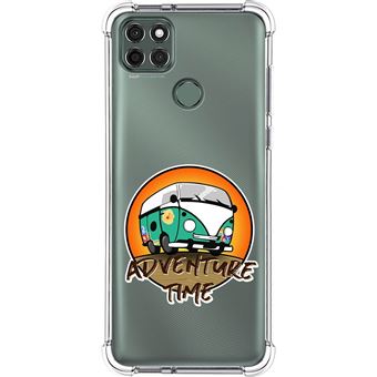 Capa Tumundosmartphone de silicone anti-choque para Motorola Moto G9 Power design desenhos Adventure Time - 1