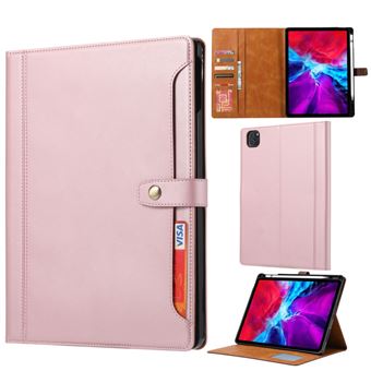 Capa Magunivers PU com Suporte e Slot para Caneta Rosa para Apple Ipad Air 4 10.9'' - 1