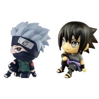 Figura Anime NARUTO EZII Uchiha Sasuke Hatake Kakashi 10 BLACK - 1
