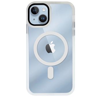 Capa MisterCapas para iPhone 15 MagSafe Frame - Branco - 1