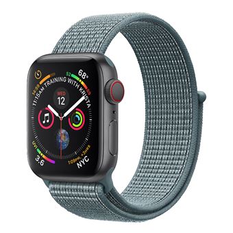 Pulseira de nylon de Substituição WISETONY para Apple Watch Series 4 40mm/Series 3/2/1 38mm Verde azul - 1