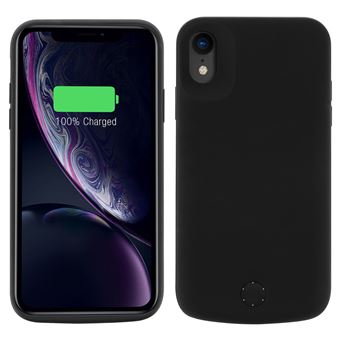 Capa Protetora Avizar com Bateria para iPhone XR | 5000 mAh | Indicador LED  - Preto - Capa Telemóvel - Compra na Fnac.pt
